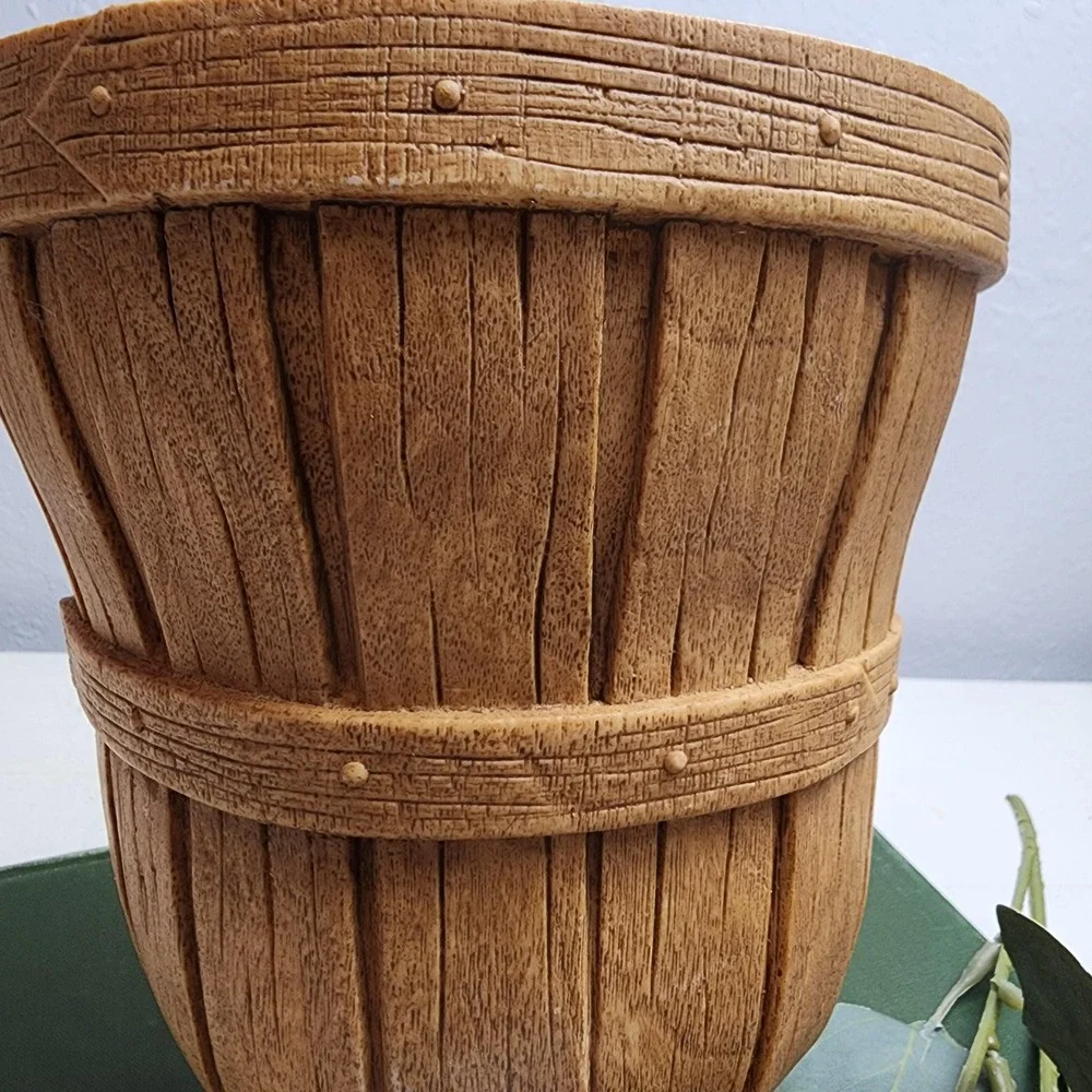 Vintage HOMCO Plastic Planter, Designed like a hanging Crate, Singular‎ Piece
